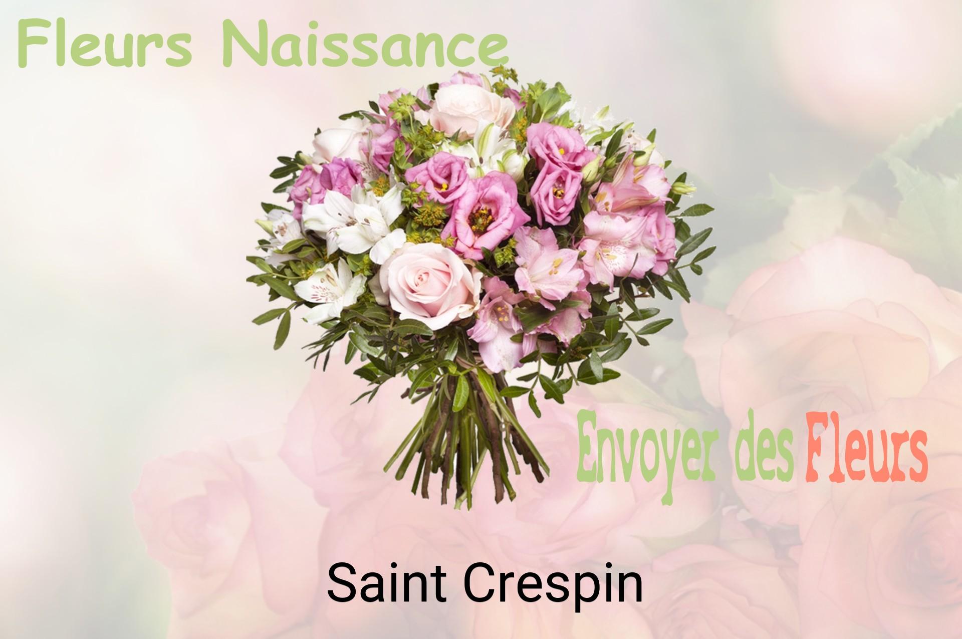 Bouquet de fleurs de naissance livré à Saint-Crespin